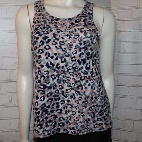 💗💙 Pink & Blue Animal Print Shirt · Midnight Bakery · Size Small - Picture 1 of 5